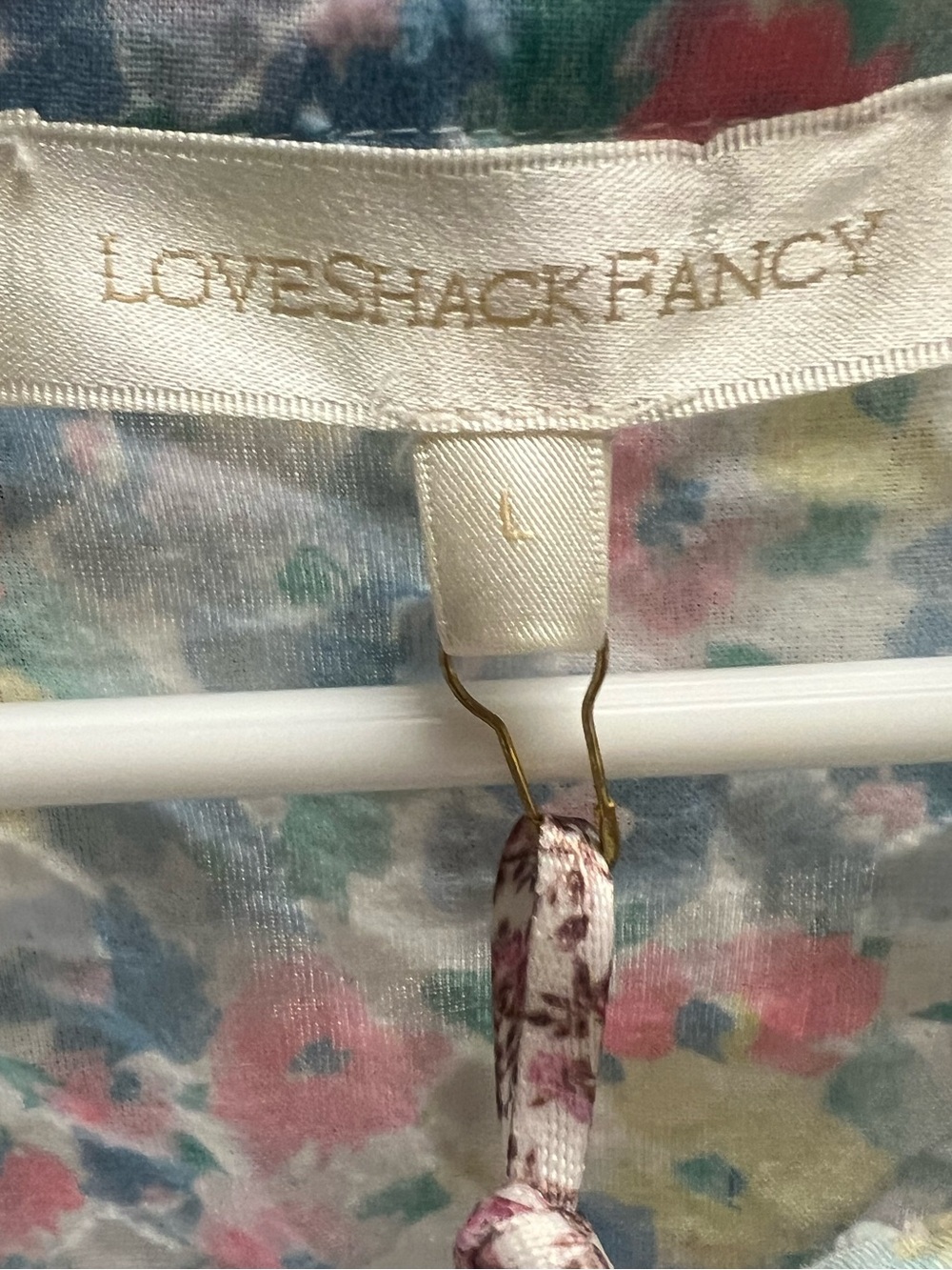 Love Shack Fancy Triste crop top rainbow blast NWT - Picture 6 of 11